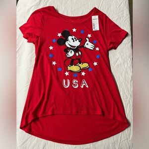 NWT Disney - Girls Mickey Mouse Shirt. Girls size L (14)